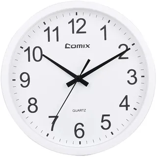 Wanduhr L820 Weiß 30,7 cm, minimalistisches Design, ultra-leise Zeiger - Weiß