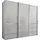 Schwebetürenschrank Malibu 250 x 236 x 67 cm Weiß