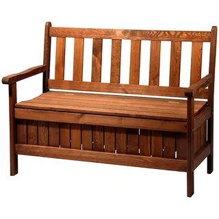 Dobar Gartenbank 115 x 58 x 89 cm braun