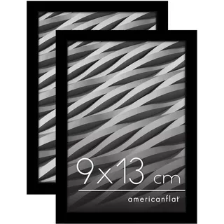Americanflat Modern schwarz 9x13 cm 2er Set