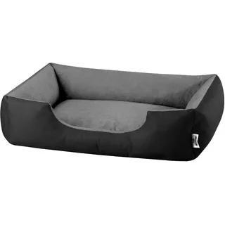 BedDog Hundebett L - Hundekissen - Hundekorb - Hundecouch - Hundesofa - Bezug abziehbar, Waschbar, für Mittel-Kleine Hunde