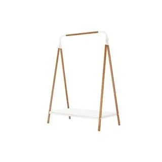 meet powered by PAPERFLOW Kleiderständer weiß Holz 1 Haken 105,0 x 142,0 cm