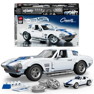 Mattel Hot Wheels Brick Shop Elite Serie Corvette Grand Sport 918-tlg.