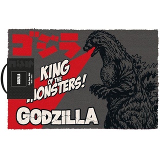 Pyramid International Godzilla Fußmatte aus Kokosfaser für drinnen und draußen, King of The Monsters Design, Außen- und Innen-Fußmatte, 40 cm x 60 cm, offizielles Lizenzprodukt