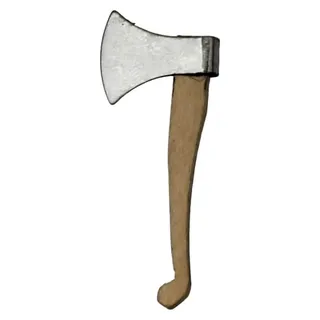 Krippenzubehör Axt 4,5 cm Holz, Metall – Miniatur-Axt für Krippen