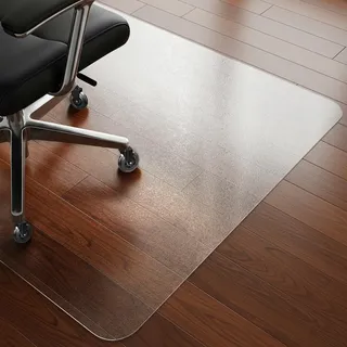 COSYLAND Bodenschutzmatte Bürostuhl versch. Größen - Bürostuhl Unterlage rutschfest in milchweiß - Schreibtischstuhl Unterlage Transparent - 120 x 150 cm