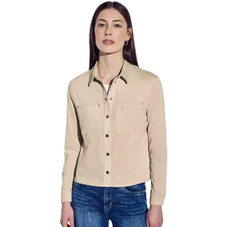 Street One Damen Velours Hemdbluse