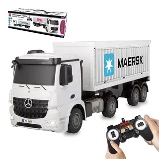 Jamara RC-Auto Container LKW Mercedes-Benz Arocs 1:26 CH RTR weiß