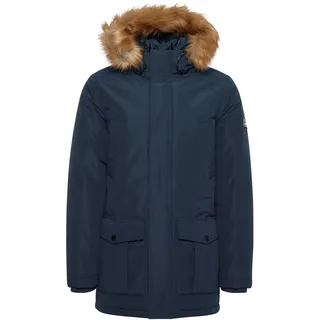 Langmantel 11 PROJECT "Parka PRDuffin", Herren, Gr. M, blau (marineblaus), Obermaterial: 100% Polyester PES., Mäntel Langmantel