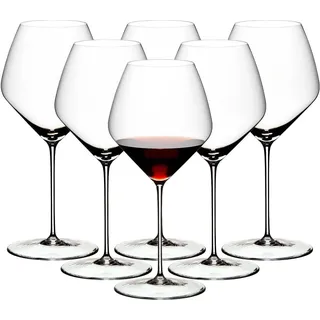Riedel VELOCE Pinot Noir / Nebbiolo Weinglas 6er Set - Transparent