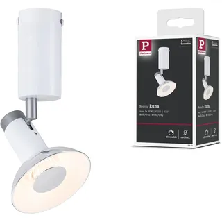 Paulmann Wand-/Deckenleuchte Metall 20 W dimmbar inkl. GU10 Weiß/Grau