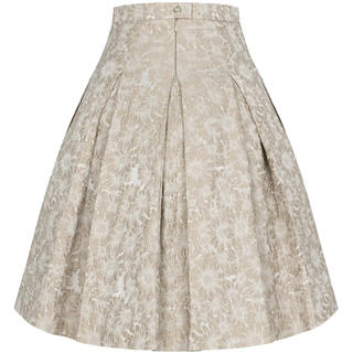 Dirndl NÜBLER "Trachtenrock Perla", Damen, Gr. 38, EURO, beige, Obermaterial: 100% Polyester PES., Kleider Dirndl