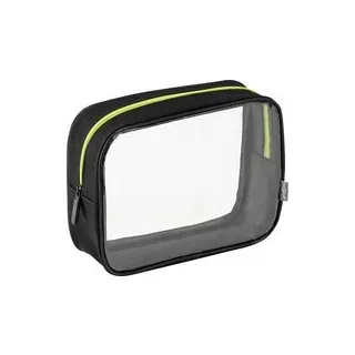 PAGNA Reisetasche Schwarz, Transparent, Lindgrün P9952417