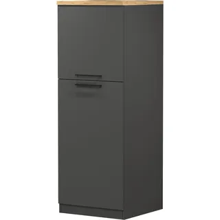 kochstation Vorratsschrank KS-Sole 60 x 60 x 165 cm Schwarz