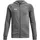 Rival Fleece Kapuzenjacke Herren Grau/Weiß XL