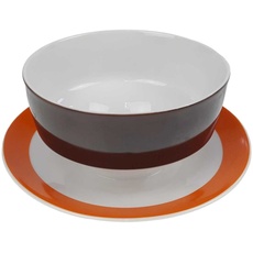 Sauciere 1tlg. Eschenbach Retro Orange-Braun Vintage/Retro-Stil