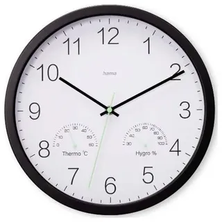 Hama 00185885 Wanduhr 300mm x 300mm x 40mm
