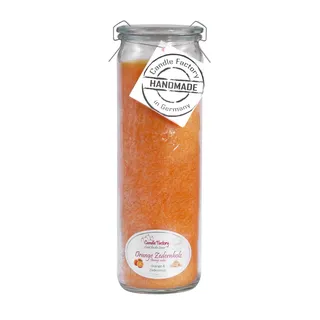 Candle Factory Kerze Big Jumbo Kerzen Windlicht Duft Orange Zedernholz 306081