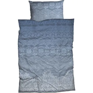 Casatex Demir Ornamentik Baumwolle Blau 155 x 220 cm + 2 x 80 x 80 cm
