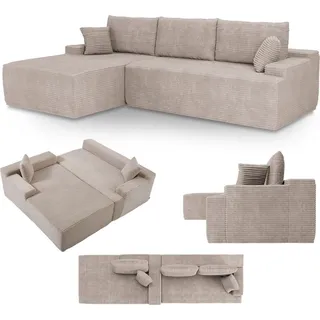 Juskys Sofa Coredo - Dekokissen - Taupe