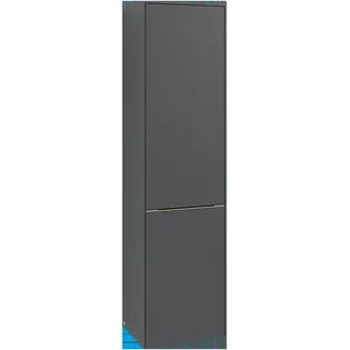 Villeroy & Boch Subway 3.0 Hochschrank, eine Tür Anschlag rechts und 1 Wäscheklappe, 400x1710x362mm, C59300AB, Farbe: Front/Korpus: Black Oak, Griff: Aluminium glänzend