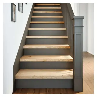 vidaXL Treppenstufen 2 Stk. Unbehandelt 70x25x2 cm Massivholz Eiche