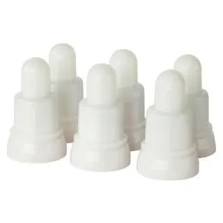 DUNI LED Lampen, Ersatzteile, wiederaufladbar, bunt, 6 Stück, Praktische und wiederauflaufbare LED Teelichter, 1 Karton = 6 Stück