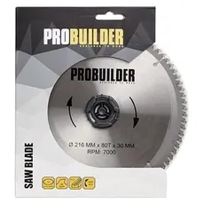 PROBUILDER 16930 Messer 216 x 30 x 2 mm T80