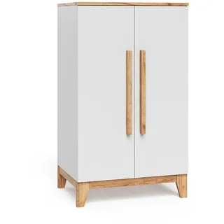 VitaliSpa Kinderkleiderschrank Malia Weiß/Artisan 70 x 120 cm , Holzwerkstoff , 6 Fächer , Rechteckig , 70x120x53.4 cm , Babymöbel & Kindermöbel, Babyzimmer, Babykleiderschränke