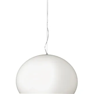 Kartell FL/Y 1-flg. 52 cm halbkugelförmig weiß undurchsichtig