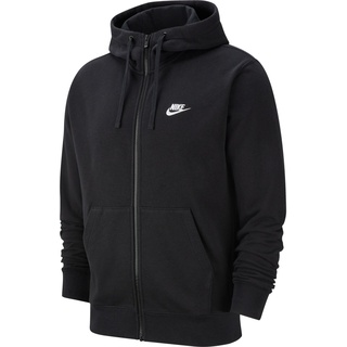 Nike Sportswear Club Herren-Kapuzenjacke Black/Black/White XXL