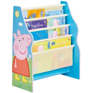 Worlds Apart Peppa Pig - Hängefach-Bücherregal für Kinder – Büchergestell für das Kinderzimmer