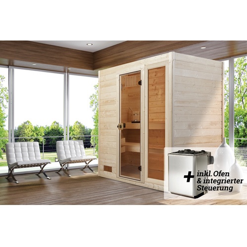 Bild von Sauna Valida 9 kW-Ofen mit integrierter Steuerung beige