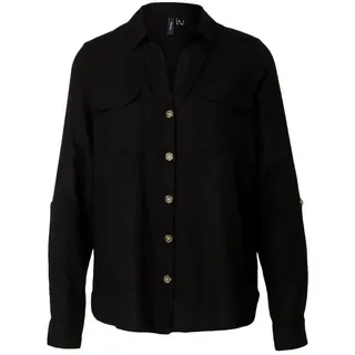 Vero Moda Bluse BUMPY Schwarz L