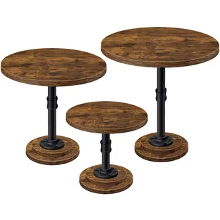 HENAYUK Tortenständer, 3 Stück Etagere Holz Ø 30/25/20 cm Abnehmbar Cupcake Ständer für Hochzeit, Geburtstag, Buffet, Babyparty