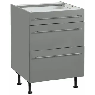 OPTIFIT Unterschrank Bern 60 x 58,4 x 87 cm Grau