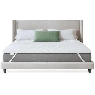 Novilla Matratzen Topper 80x200 7.5cm Höhe Gel Topper Memory Foam MatratzenTopper für Boxspringbett Wohnwagen Schlafsofa Matratzenauflage Bezug Waschbar Oeko-TEx