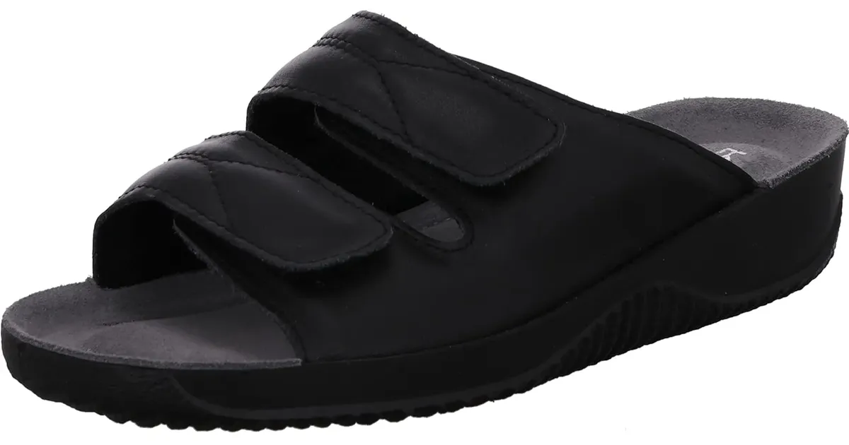 Rohde Dames clogs pantoletten leer Soltau-40 1940, 55 jeans