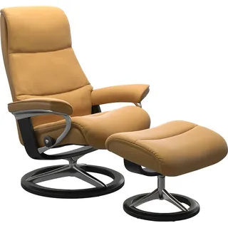 Stressless Fußhocker View 57 x 43 x 47 cm Gelb