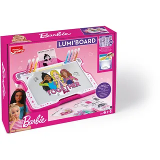 Maped CREATIV - Leuchttisch, Lichttisch, Lichtmaschine LUMI'BOARD BARBIE - mit 250x BARBIE-Motiven auf 30 Bögen - ab 5 Jahren