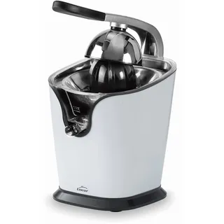 LACOR - 69231 - Vitally White Hebelentsafter, Manueller Entsafter, Anti-Tropfsystem, Edelstahl 18/10, Ergonomischer Hebel, 19.5 x 29 x 29 cm