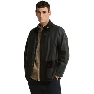 BARBOUR Bedale Jacke grünlich-schwarz L
