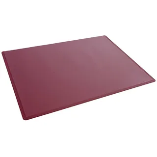 Durable Schreibunterlage mit transparenter Abdeckung, PP, rot, 722203 | Rutschfeste Schreibtischunterlage, transparente Schutzfolie, ideal für Büro und Home Office, Made in Germany