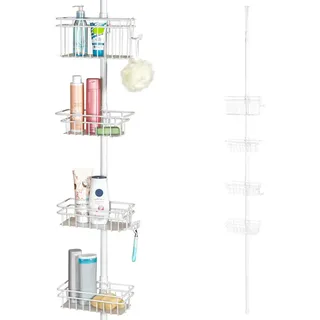 bremermann Teleskop-Badregal, weiß | Gr.: onesize