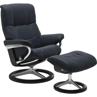 Stressless Fußhocker Mayfair 55 x 41 x 39 cm Blau