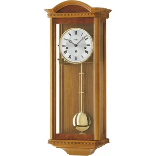 AMS 2663/9 Regulateur Regulator mit Pendel mechanisch Holz kirschbaum farben - Schwarz