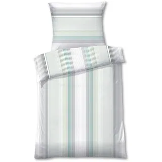 Dyckhoff Kira Gestreift Grün 135 x 200 cm + 2 x 80 x 80 cm