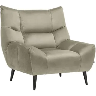 CLP Sessel Andover Kunstleder 100 x 104 x 95 cm Creme elektrisch mit Fernbedienung