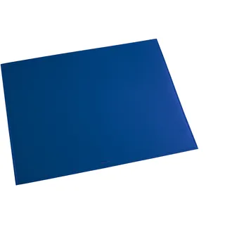 Läufer 40535 Durella Schreibtischunterlage, 40x53 cm, blau, rutschfeste Schreibunterlage für hohen Schreibkomfort, abwischbar