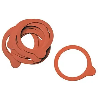 APS Gummiringe für Einmach-Gläser, orange, 10 St.